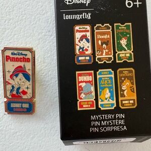 Loungefly Disney Mystery Pin Set with Red and Blue Accents
